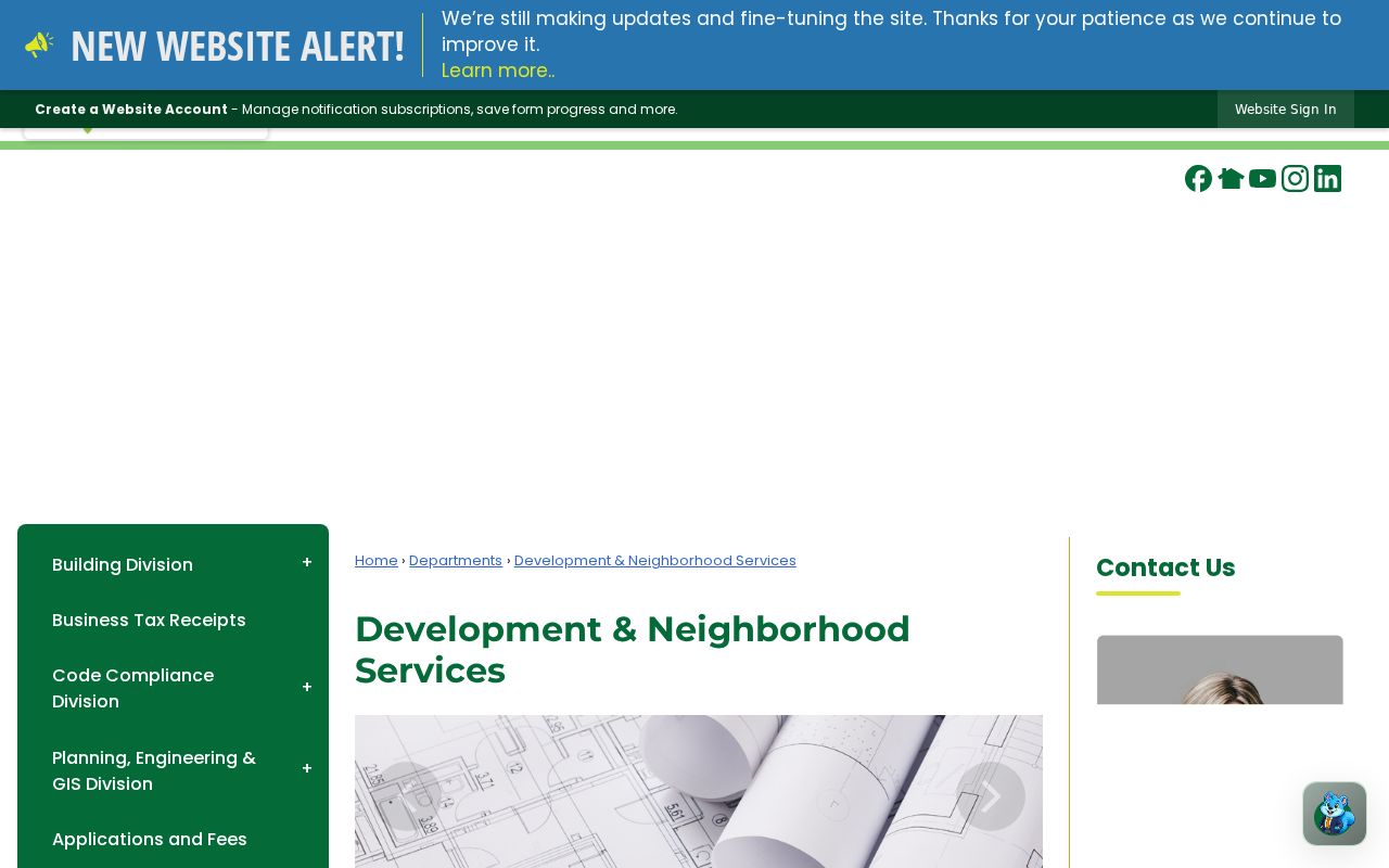 Greenacres neighbors development and neighborhood services contacts
